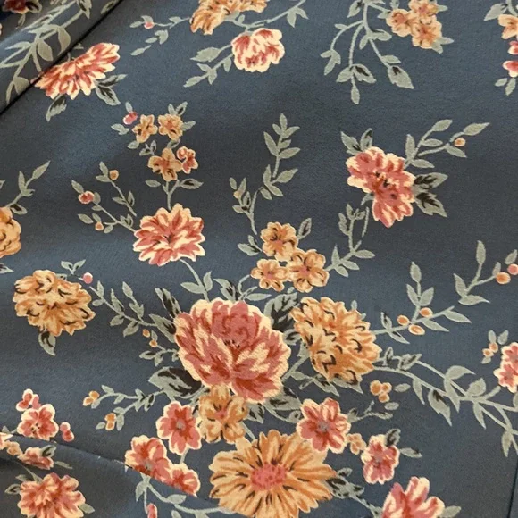 Vintage Express Floral Cottagecore Dress Sz 4 - Picture 5 of 5